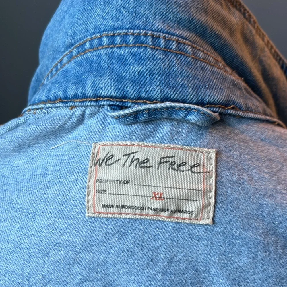We The Free Light Blue Denim Jean Jacket - Picture 5 of 6